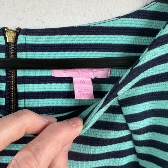 LILLY PULITZER ‘Charlene’ Shift Dress Gold Buttons - Picture 8 of 13